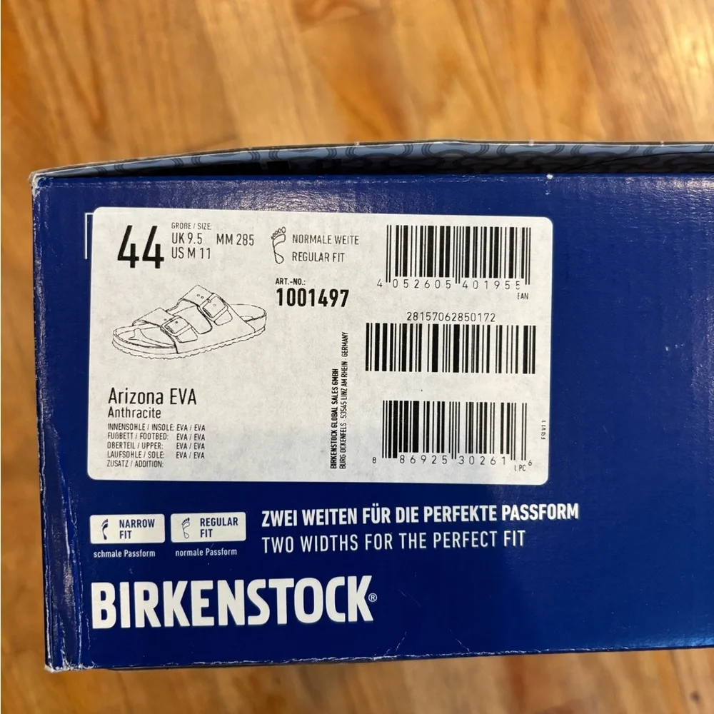 New* Birkenstock Arizona EVA sandal sz 44